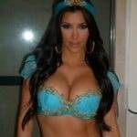 Kim Kardashian's Jasmine Halloween Costume on justmyfans.pics