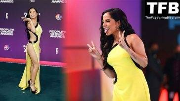 Leggy Becky G Looks Hot in a Yellow Dress at the 2021 E! People 19s Choice Awards on justmyfans.pics