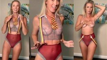Vicky Stark Nude Costume Try On Leaked Video on justmyfans.pics