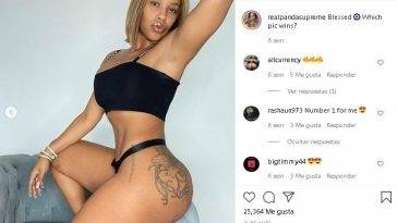 Pandasupreme Super Horny Ebony Thot Teasing Big Ass OnlyFans Insta Leaked Videos on justmyfans.pics