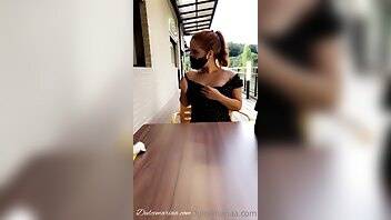 DulceMariaa - Touching Herself In Public on justmyfans.pics