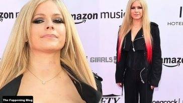 Avril Lavigne Flaunts Her Sexy Boobs at Variety 19s 2021 Music Hitmakers Brunch in LA on justmyfans.pics