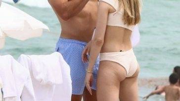 Mason Rudolph Tends to Genie Bouchard 19s Injury During a Romantic Break at the Beach on justmyfans.pics