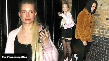 Lottie Moss and a Mystery Man are Seen Leaving The Chiltern Firehouse in London on justmyfans.pics