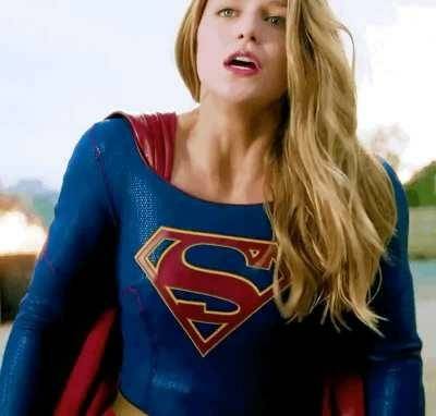 The battle ended with Kara having to let you facefuck her until satisfied in order to stop the destruction of the city? [Melissa Benoist] - leaknud.com