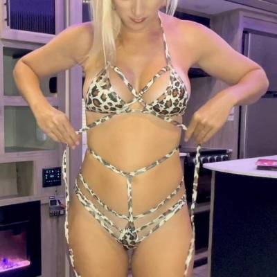 Vicky Stark Sexy Tiger Bikini Try On Onlyfans Video Leaked on justmyfans.pics