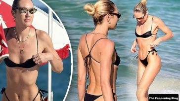 Candice Swanepoel & Martha Graeff Hit the Beach in Miami on justmyfans.pics