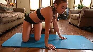 Brandibraids yoga stretch in nike pro spandex xxx video on justmyfans.pics