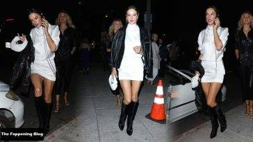 Leggy Alessandra Ambrosio is Seen Enjoying a Girls Night Out in Los Angeles - fapfappy.com - Los Angeles - city Los Angeles