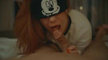 Ginger ale mickey mouse cosplay blindfold sensual blowjob massive cumshot redhead pov xxx premium... on justmyfans.pics
