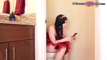 Ellie Idol prom queen struggles on the toilet xxx premium porn videos on justmyfans.pics