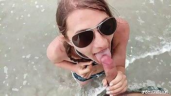 Amber sonata public beach cocksucking the water xxx porn video on justmyfans.pics