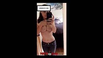 Luna Raise mirror view boobs tease snapchat free on justmyfans.pics