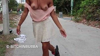 Exhibitionist Bitchinbubba public Rollerblade Compilation on justmyfans.pics