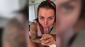 Dakota james fucking my mouth w/ clear dildo & spitting all over my big tits & rubbing it all in!... on justmyfans.pics