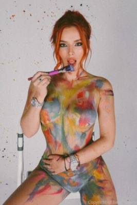 Bella Thorne Nude Body Paint Onlyfans Set  - Usa on justmyfans.pics