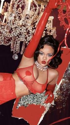 Rihanna See Through Lingerie Photoshoot Set  - Barbados on justmyfans.pics