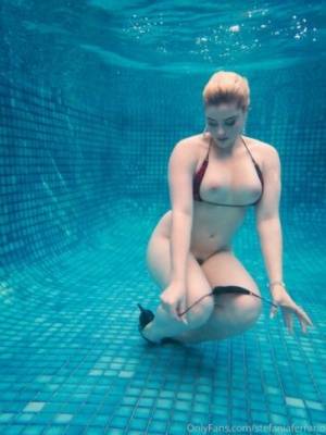 Stefania Ferrario Nude Underwater Pool Onlyfans Set Leaked - Australia on justmyfans.pics