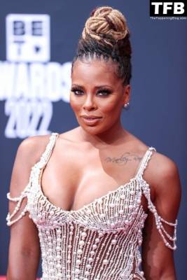 Eva Marcille Flaunts Her Boobs at the BET Awards 2022 on justmyfans.pics