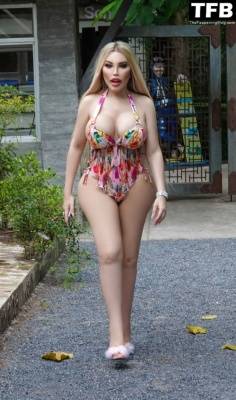 Jessica Alves Shows Off Her Enhanced Body as She Enjoys a Sunny Holiday in Thailand - Thailand on justmyfans.pics