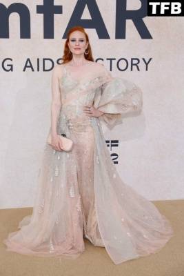 Barbara Meier Poses in a See-Through Dress at the 28th amfAR Gala in Cap d 19Antibes on justmyfans.pics