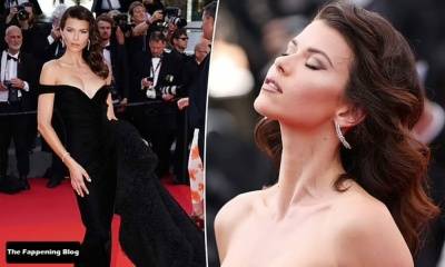 Georgia Fowler Shows Off Her Cleavage at the 75th Annual Cannes Film Festival - Georgia on justmyfans.pics