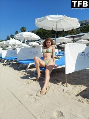 Blanca Blanco Enjoys a Beach Day While Attending Cannes Film Festival on justmyfans.pics