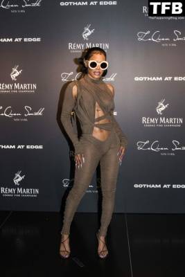 Teyana Taylor Flashes Her Nude Boobs as She Arrives at The Met Gala Boom Boom Room Afterparty on justmyfans.pics