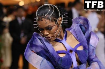 Teyana Taylor Looks Hot at The 2022 Met Gala in NYC on justmyfans.pics