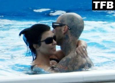 Kourtney Kardashian & Travis Barker Enjoy a Romantic Holiday Packing on the PDA in Lake Como on justmyfans.pics
