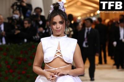 Camila Cabello Poses Braless at The 2022 Met Gala in NYC on justmyfans.pics