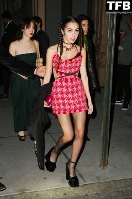 Leggy Olivia Rodrigo is Leaving a Met Gala After-Party at Zero Bond in NYC on justmyfans.pics