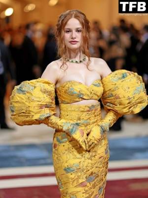 Madelaine Petsch Displays Her Stunning Figure at The 2022 Met Gala in NYC - fapfappy.com