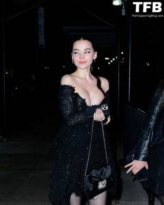Dove Cameron Flaunts Her Tits As She Arrives at the Standard Hotel Met Gala Afterparty on justmyfans.pics