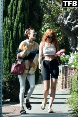 Rumer and Tallulah Willis Put a Smile on Each Other 19s Faces While Visiting Sister Scout in Los Feliz on justmyfans.pics