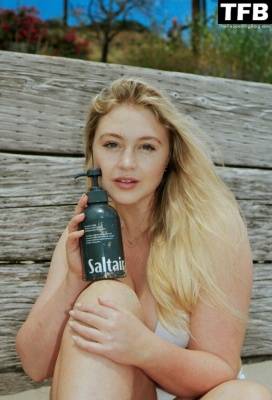 Iskra Lawrence Poses for Her Saltair Skin Care Products in Los Angeles - Los Angeles on justmyfans.pics