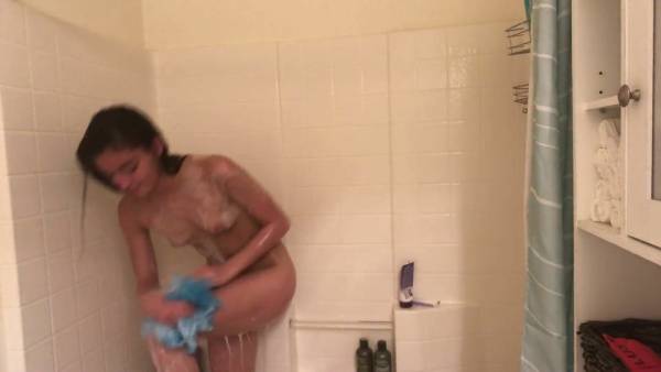 Emily Willis taking a shower before I stretched my ass out onlyfans porn videos on justmyfans.pics