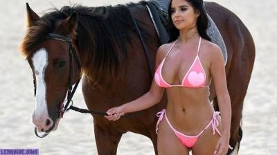 Demi Rose hot photos in bikini on the beach on justmyfans.pics