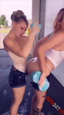 Asia Riggs & Audrey Spocket sexy car wash snapchat premium xxx porn videos on justmyfans.pics