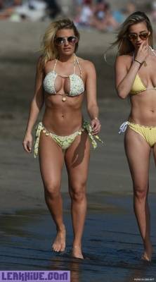  Ferne McCann & Danielle Armstrong Bikini Beach Shots on justmyfans.pics