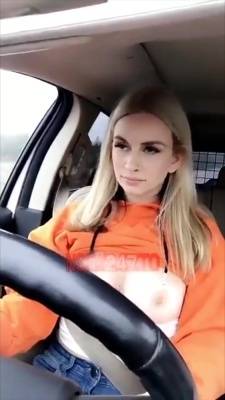 Aria Rayne boobs flashing while driving snapchat premium xxx porn videos on justmyfans.pics