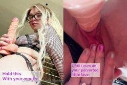 Belle Delphine Dildo Fuck Dominant Roleplay Video  on justmyfans.pics