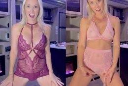 Vicky Stark Nude Skirt Lingerie Try On Video  on justmyfans.pics