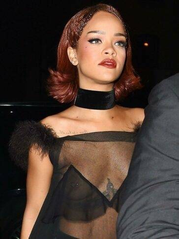 Rihanna Candid See-Through Nipple Slip Photos  - Barbados on justmyfans.pics