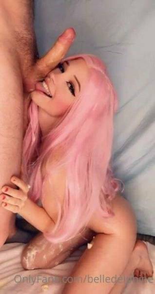 Belle Delphine Whipped Cream Blowjob  Video  on justmyfans.pics