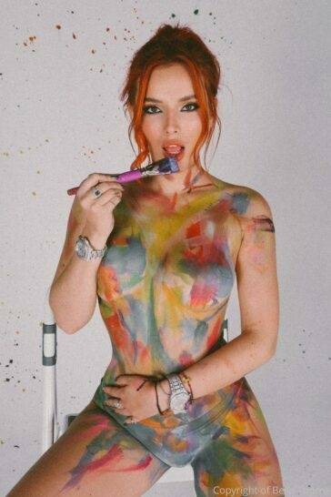 Bella Thorne Nude Body Paint  Set  - Usa on justmyfans.pics