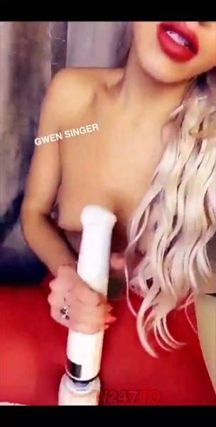 Gwen Singer sexy in red snapchat premium xxx porn videos on justmyfans.pics