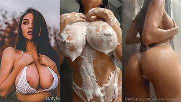 Louisa Khovanski Nude  Shower Big Tits Video on justmyfans.pics