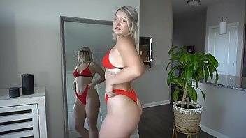 Julie Anna Fleming youtube Sexy Girl trying on Thong Bikinis Hau on justmyfans.pics