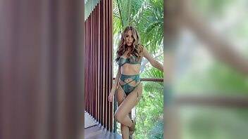 Yanet Garcia Green Lingerie Onlyfans XXX Videos Leaked on justmyfans.pics